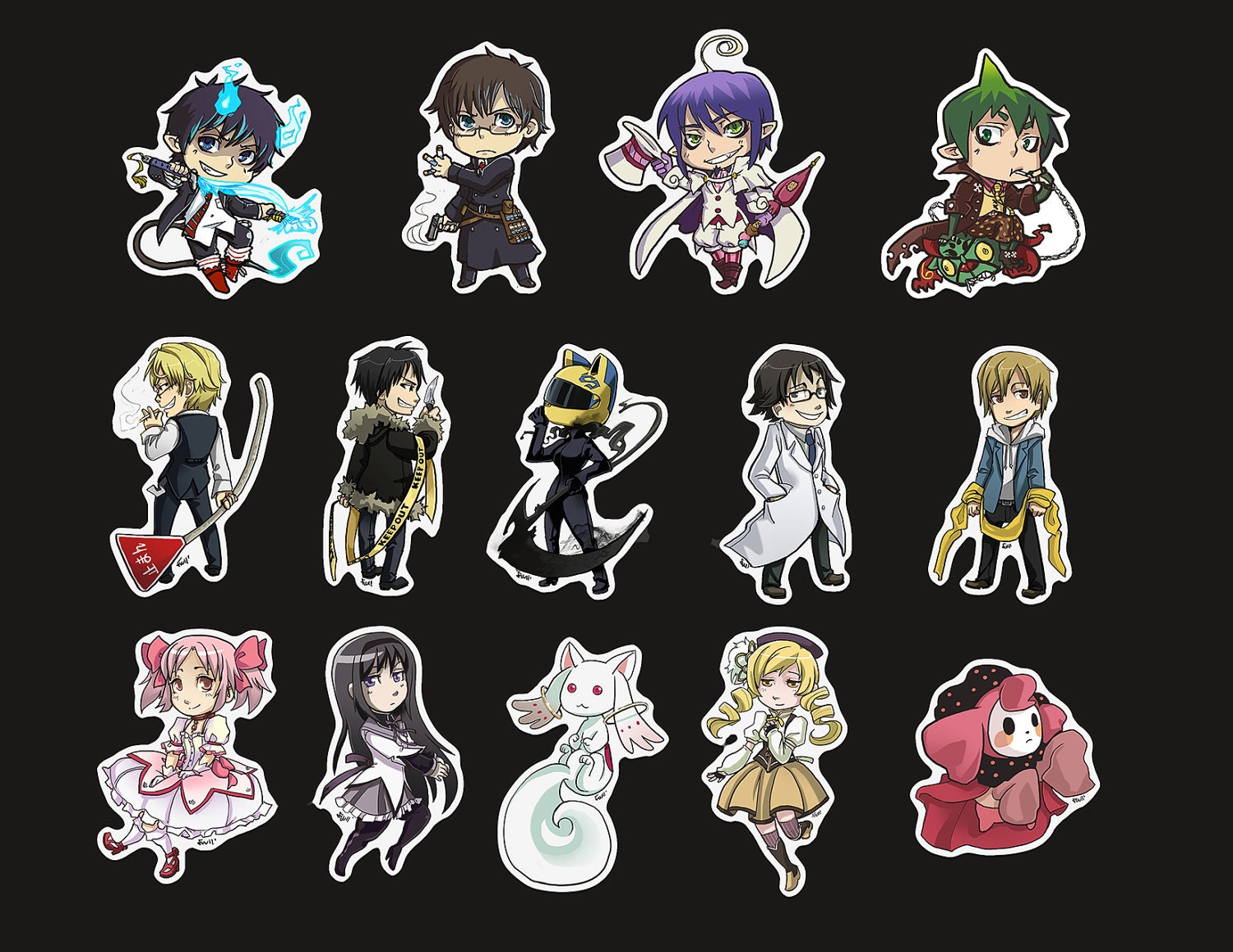 Assorted Stickers 6 in total