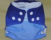 Boy Tie-Dye Pocket Cloth Diaper with Snaps, OSFM