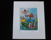 Blue Garden - Limited Edition Digital Print
