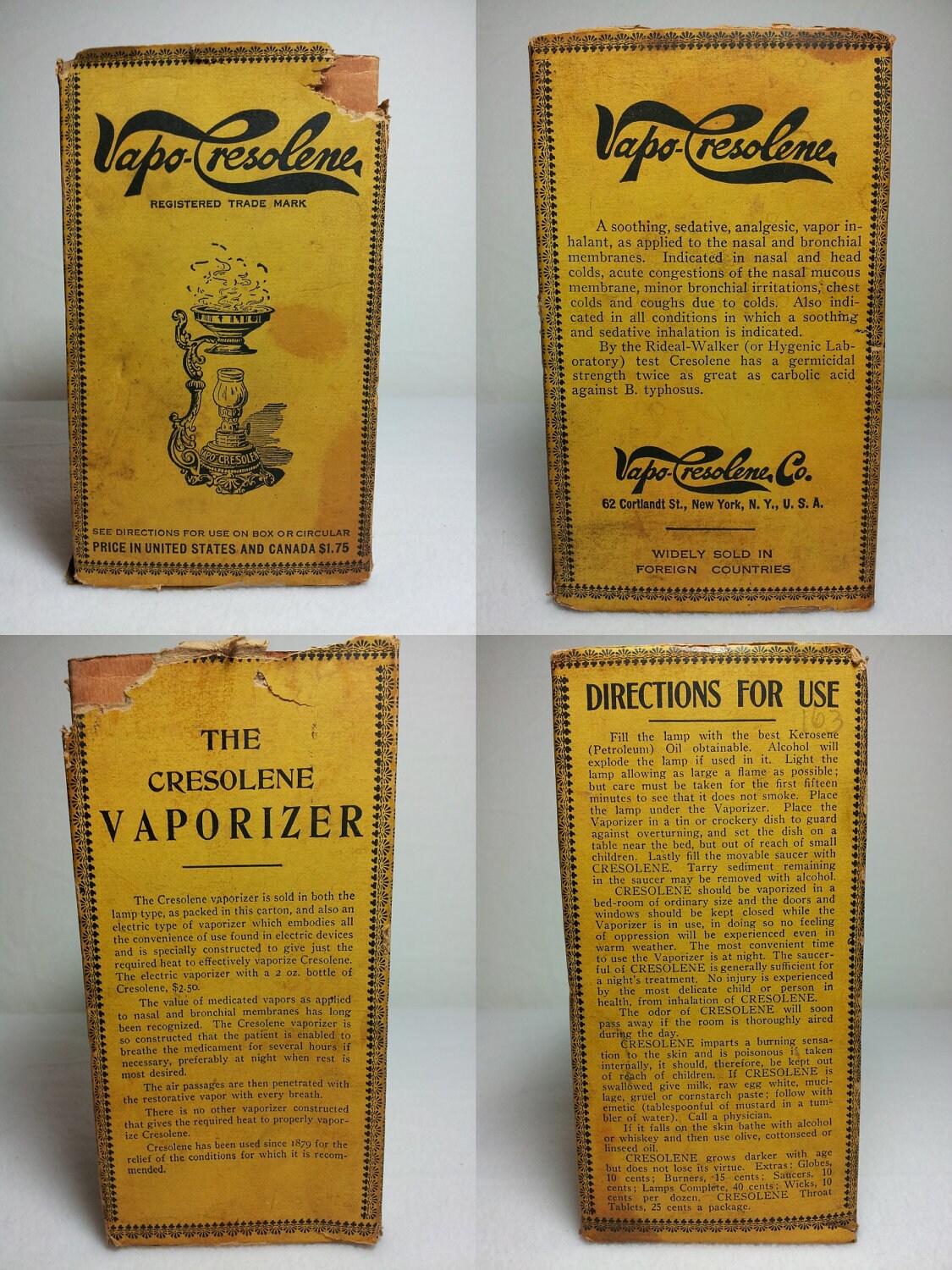 Antique Vapo Cresolene Vaporizer