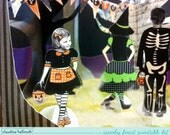 halloween spooky forest - party table centerpiece decoration kit, printable PDF - INSTANT download