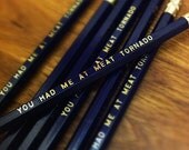You Had Me at Meat Tornado Pencil 6 Pack Dark Blue