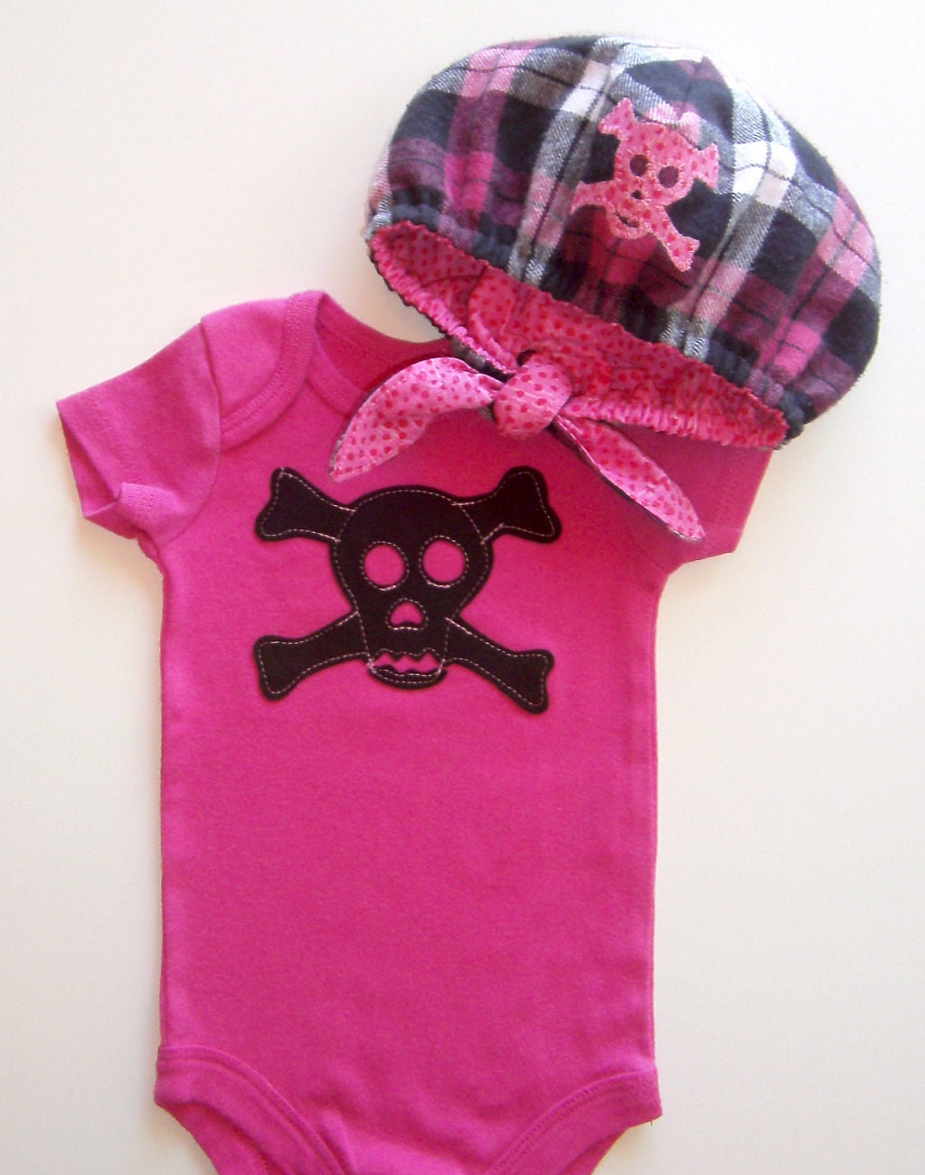HOT Pink Pirate Hat and Onesie Set, ready to ship - Etsy costume, giftset