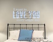 Wall Decal I love you Master bedroom quote  028-44