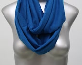 Blue Scarf Infinity Scarf Loop - Circle Scarf Mens Fashion Summer Sale Womens Mens Necklace Fabric Jewelry - Tribal Burning Man Scarves 