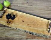 Natural Edge Cherry Serving Tray - Cutting Board