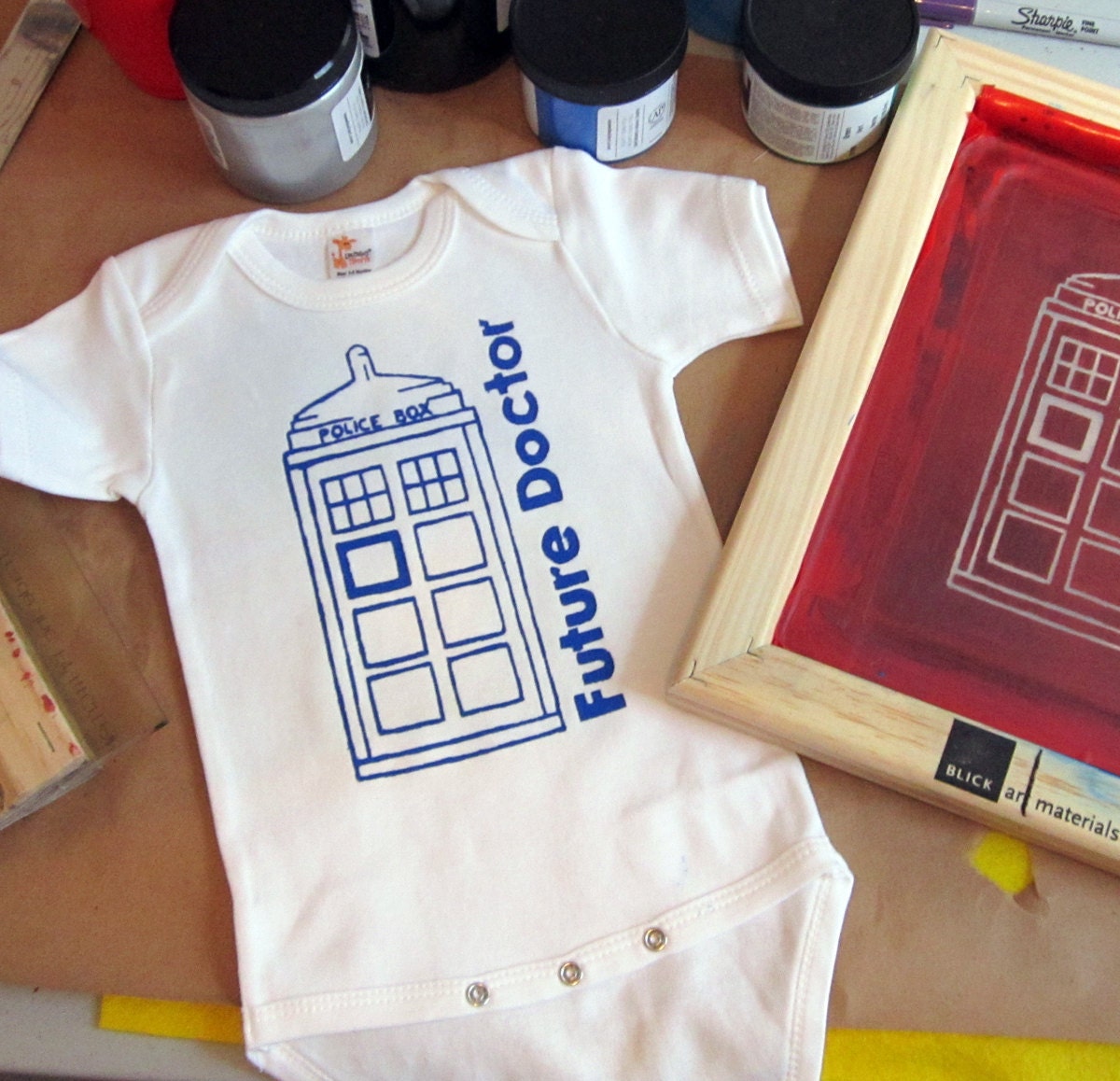 Future Doctor- Doctor Who Baby Onesie- Pick Your Size
