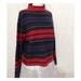 Lambswool Striped Sweater //Blanket Jacket Style// Unisex/ SW Colors