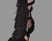 Bohemian Fringe Sandals Exclusive - Designed by Gina Louise-Made to Order
