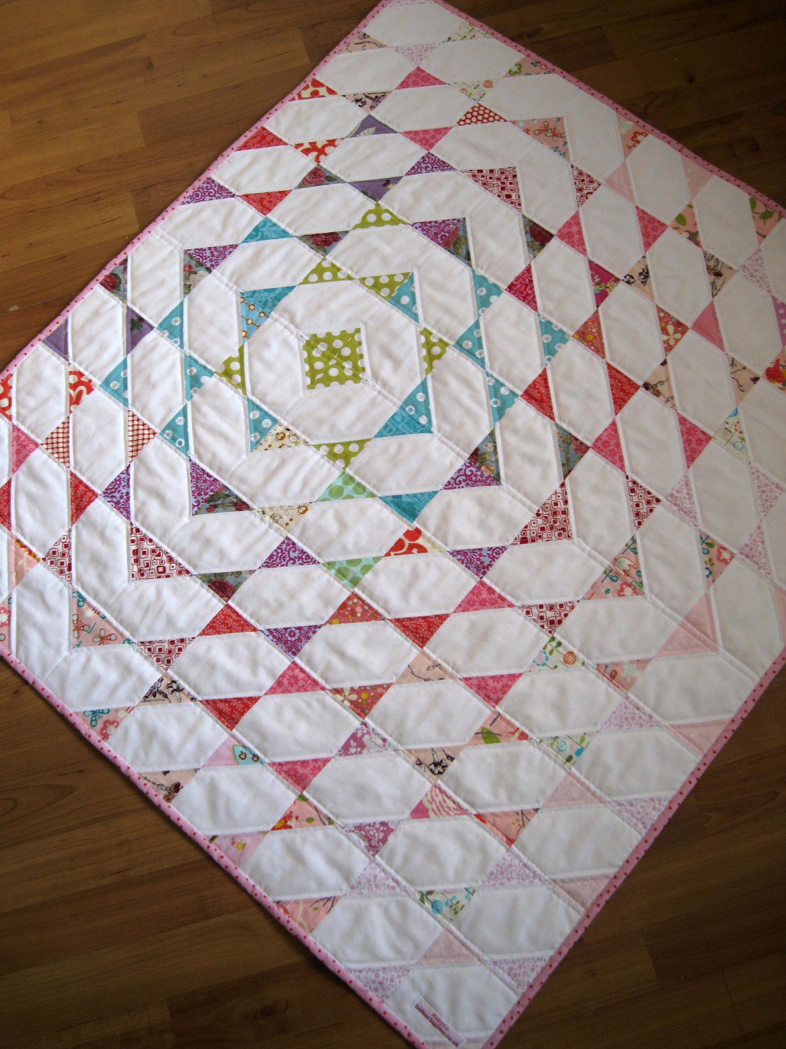 Disappearing Scraps Quilt Pattern