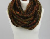 warm big cowl in mohair