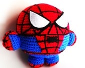 Spiderman Superhero Inspired Plush Toy - Spiderball - Super Balls Amigurumi