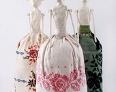 Art Doll with White Antlers / Clay Deer Doll / Folk Inspired Art Doll