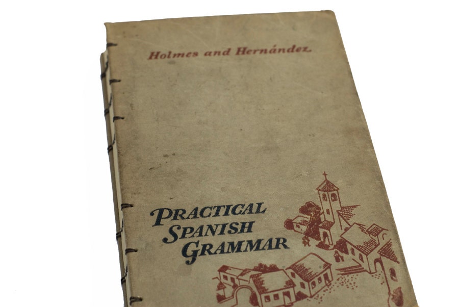1943 SPANISH Vintage Notebook Journal
