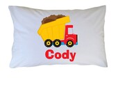 Dump Truck Pillow Case Personalized Il_170x135