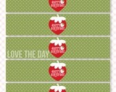 Strawberry Party PRINTABLE Drink Labels (INSTANT DOWNLOAD) from Love The Day Il_170x135