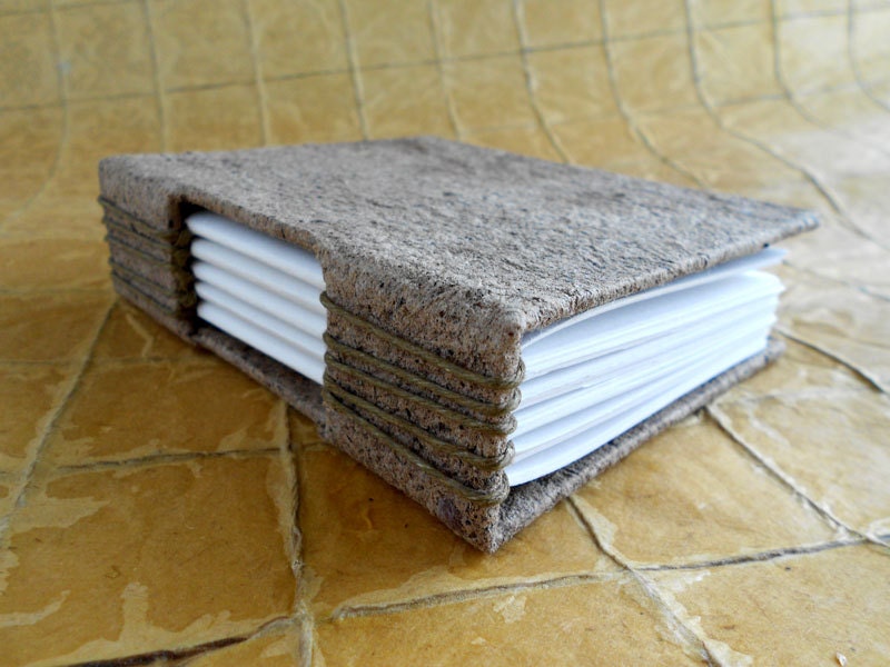 Banana peel paper covered blank journal. Over 200 pages.