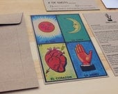 DIY printable- Loteria wedding Invitation set- Mexican Lotería collection