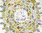 custom city print map art mixed media collage 11 x 14 PRINT customizable typography