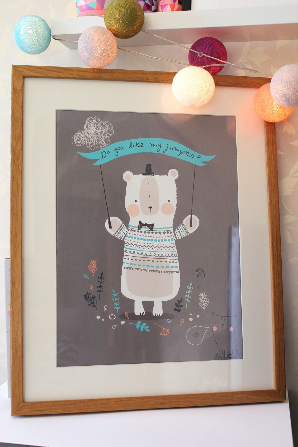 Big bear Nursery/ Childrens Print - size A3