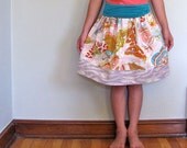 Sophie's Yoga-top Skirt, made to order, sizes 6 months to 10 years -  Field Study in Tamourine