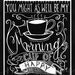 You Might As Well Be My Morning Cup of Happy - 8x10 Original Illustrated Pint by Mandipidy