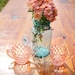pink crystal sugar and creamer set