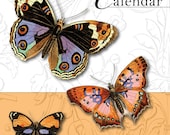 2013 Desk Calendar - Butterflies - CD Jewel Case