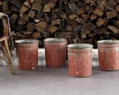 Vintage Maple Syrup Buckets, Set of 4