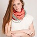 Circle scarf, necklace felted pure wool neckpiece scarf by Texturable