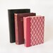 Vintage Books -Red Oxblood Black- Set of 3 Hardcover -Home Decor Instant Collection