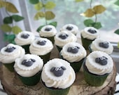 Sheep Fondant Toppers - Perfect for Cupcakes, Cookies and Other Edible Creations