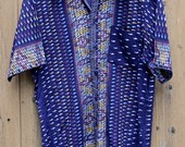 Vintage // 1960s // Daddy Was a Card Shark// Men's Shirt