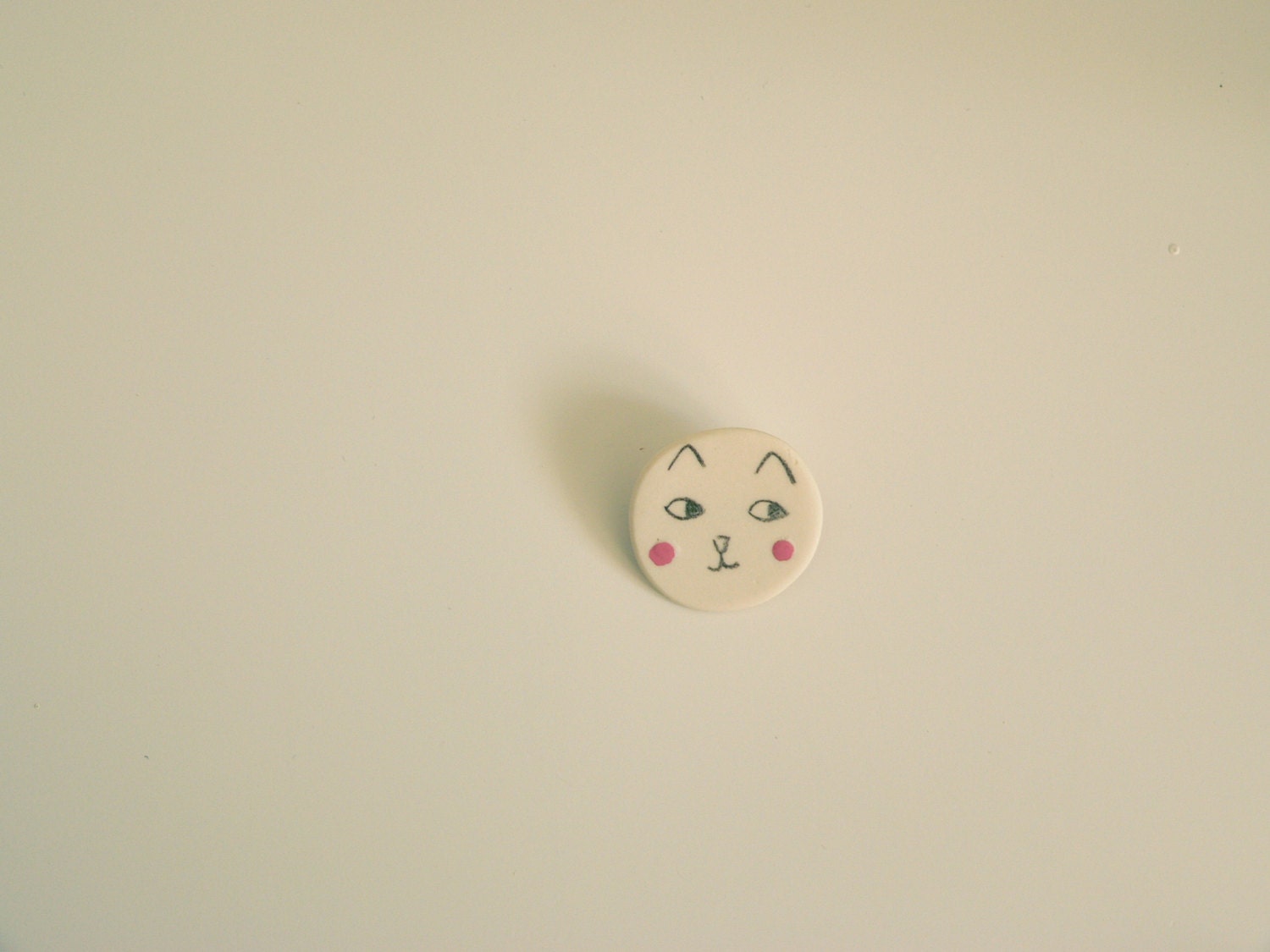 handmade porcelain brooch