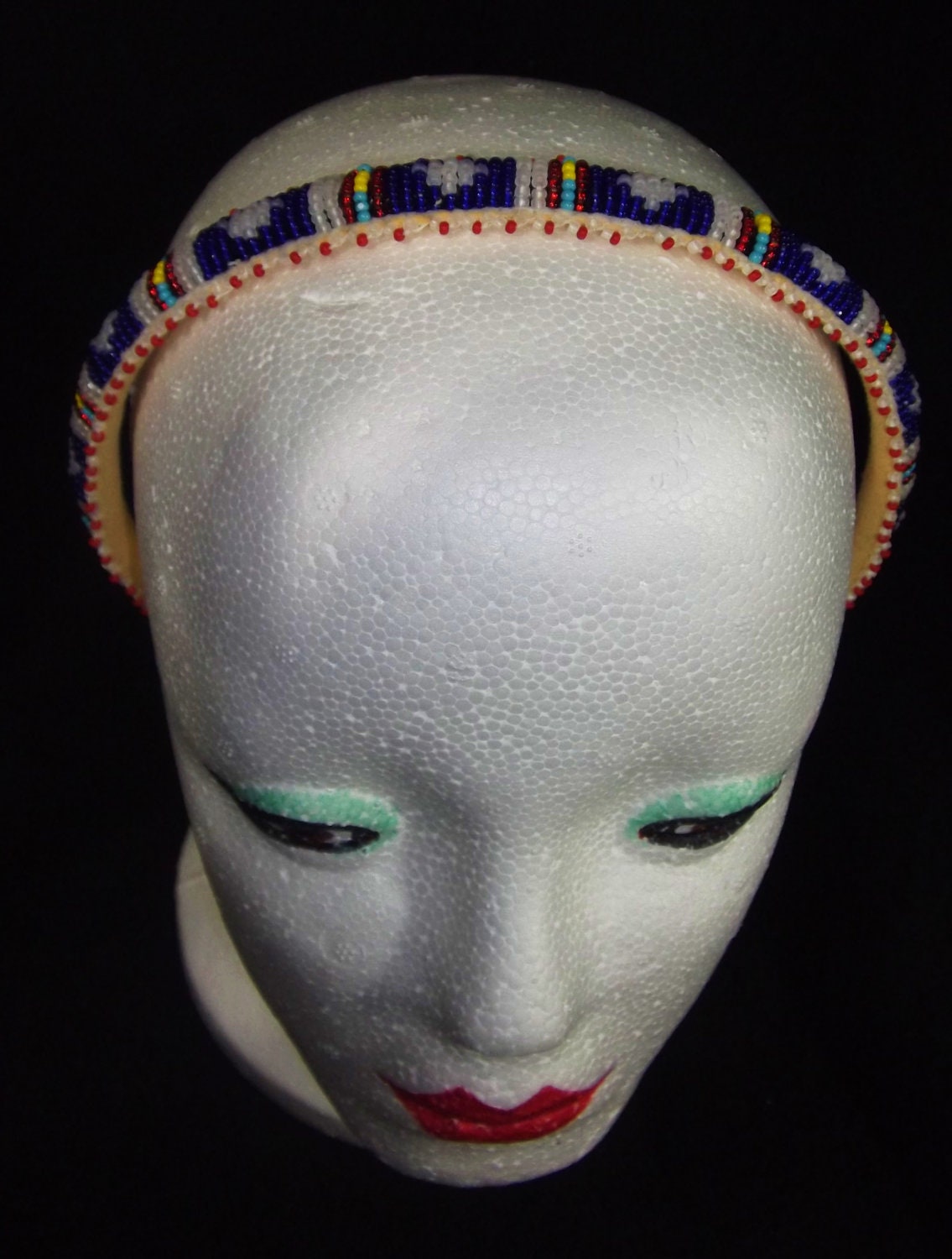 Beaded Headband /Slip Cover