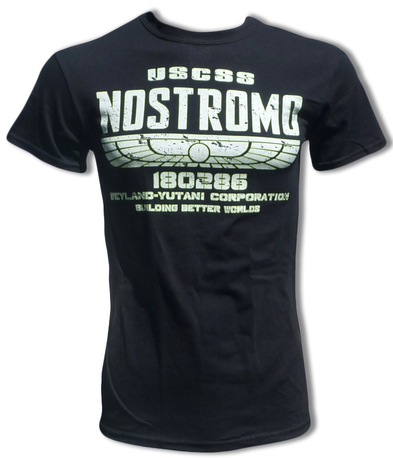 USCSS Nostromo T Shirt (Alien, Prometheus, Ridley Scott) Sci Fi Horror Cult Movie Tee - Graphic Tees For Men & Women