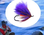 Spawning Purple Steelhead Fly (3 Flies) Size 6 Tied on Tiemco Premium Hooks