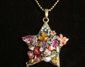 Jewelry Collage Pendant Wearable Art Bella Star