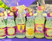 TANGLED Inspired Bottle Labels - RAPUNZEL Girls Birthday Party - Tangle Princess Party - Krown Kreations Il_170x135