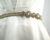 Jaslyn Bridal Belt Sash - Crystal Bridal Belt - Crystal Bridal Sash