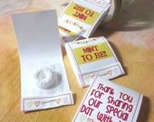 Totally Mint Mintbooks - Mint Matchbook Favors - set of 200
