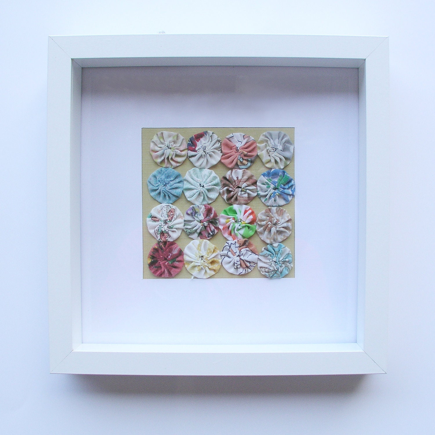 Framed Yoyo Quilt