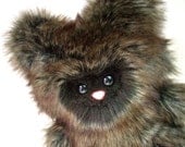 Dark Brown Wolfling -- Cute Plush, Weird Stuffed Monster