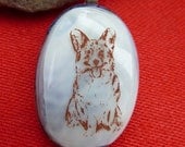 Corgi glass Necklace