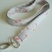Mushroom Fabric Lanyard Keychain