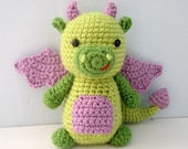 Amigurumi Dragon Crochet Pattern Digital Download