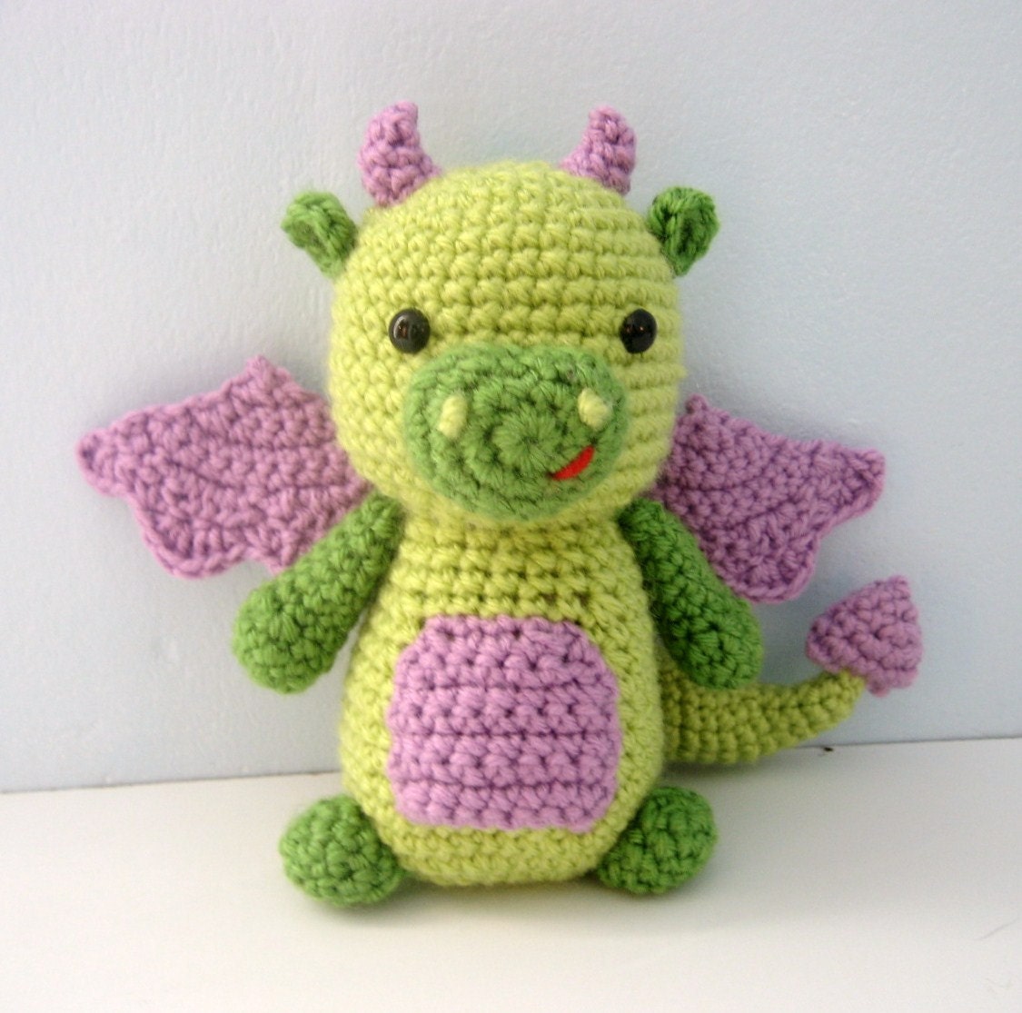 Sale - Amigurumi Dragon Crochet Pattern Digital Download