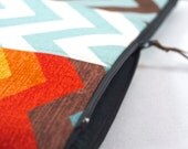 MacBook Air  Laptop Sleeve 11 Inch 13 Inch 15.6 Inch Padded Netbook Sleeve Case Cover in Chevron Combo