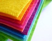 BRIGHTS Premium Wool Blend Felt Pack 10x 6" squares