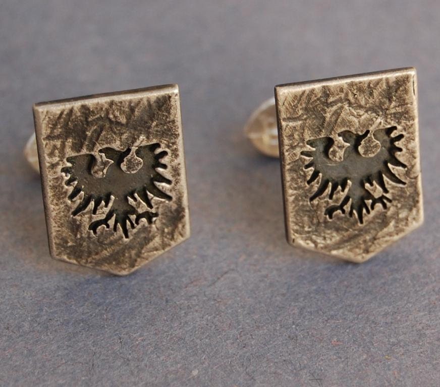 Sterling silver EVE Online Gallente federation cufflinks
